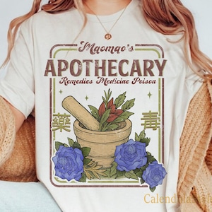 Maomao's Apothecary Shirt, Remedies Medicine Poison Tee, Roots & Herbs Shirt, Witchy Anime TShirt, Japanese Aesthetic Shirt, Cute Potion Tee