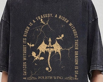 Fourth Wing Shirt, Basgiath War College Comfort Colors Shirt, Violet Sorrengail, Bookish Shirt, Xaden Riorson, Fantasy Book Dragon