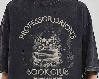 Camiseta Comfort Colors® do Clube do Livro do Professor Orion, Camiseta da Zodiac Academy, Camiseta The Inner Circle da Zodiac Academy, Leitor de Fantasia, Amante de Livros