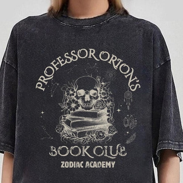 Professor Orion's Book Club Comfort Colors® Shirt, Zodiac Academy Shirt, Zodiac Academy The Inner Circle Shirt, Fantasy Reader, Book Lover