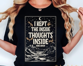 I Kept The Inside Thoughts Inside Shirt, Ridoc Quest Squad Comfort Colors Shirt, Onyx Storm Fourth Wing Shirt For Fans, Bookish Gift Shirt