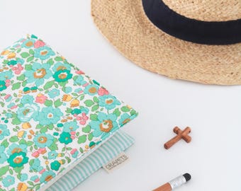 Custom Bible Cover: Handmade Cotton Prayer Book Sleeve