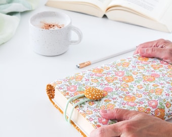 Funda bíblica con diseño floral, funda acolchada para libros, regalo literario para chica, funda personalizada para libros, regalo de lectura para ella, accesorios bíblicos.