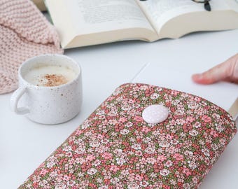 Funda bíblica de algodón con diseño floral personalizado: funda acolchada, regalo cristiano