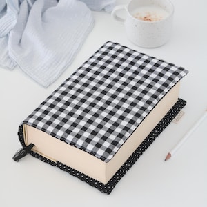 Holy Bible Cover Custom Bible Case Fabric Bible Cover for Men Christian Gift for Father Dads Day Gift Padded Book Cover Bookish Gifts