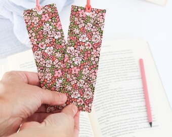 Floral Fabric Bookmark Set, Christian Sister Gift