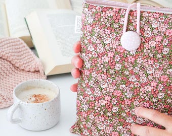 Funda bíblica acolchada: funda para libros cristianos hecha a mano, regalo de lectura para mujeres