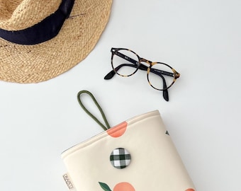 Funda bíblica acolchada e impermeable: funda floral color melocotón, regalo cristiano