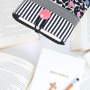 Unique Bible Cover, Padded Bible Case, Travel Bible Pouch, Christian Gift for Women, Custom Bible Protector