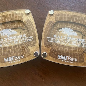 Wooden 3D NFL Stadium Coasters, Football Coasters, Must Have Gifts, Gifts For Him, Football Lovers