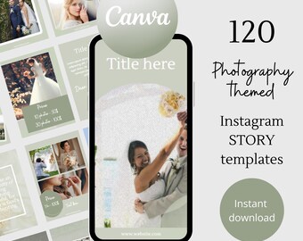 Photographer instagram template wedding photographer instagram post template social media ig photography instagram canva template minimalist