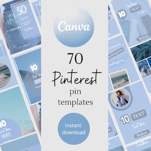 canva pin templates pinterest aesthetic template Canva Pinterest Pins Templates Editable Pinterest Board Covers Pinterest blogger Pinterest