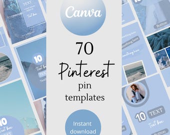 canva pin templates pinterest aesthetic template Canva Pinterest Pins Templates Editable Pinterest Board Covers Pinterest blogger Pinterest