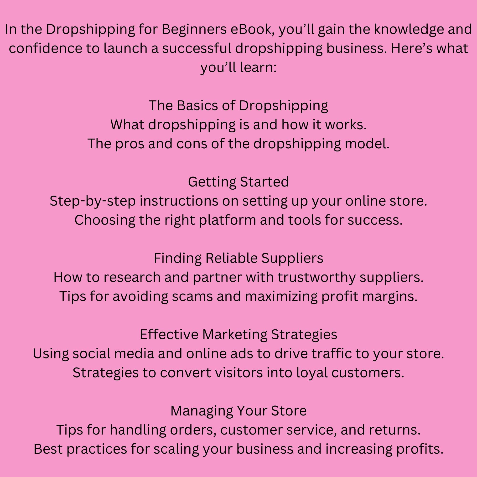 Beginners Guide to Dropshipping - Etsy