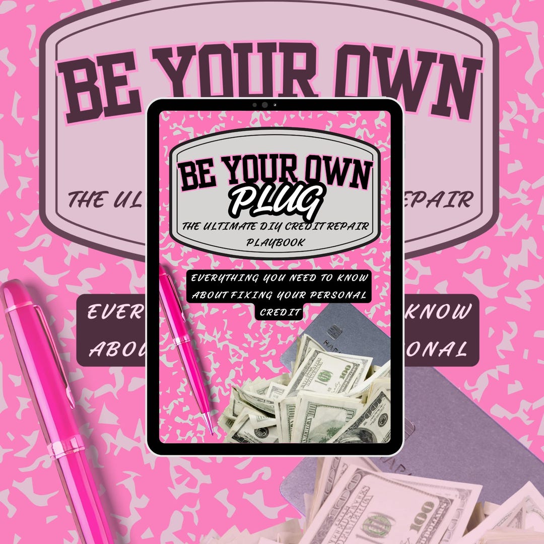 Be Your Own Plug: the Ultimate DIY Credit Repair Playbook - Etsy