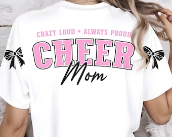 Svg de mamá animadora, mamá animadora, entrenadora de porristas, png de mamá animadora, svg de mamá deportista, svg de día de juego, diseño de camiseta de competencia de porristas de porristas coqueta