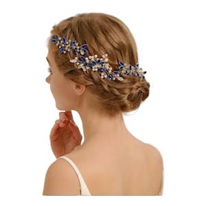 Vintage Pearl & Water Crystal Wedding Hairpin Set – Elegant Bridal Hair Accessories for Weddings, Special Occasions, and Bridesmaids.