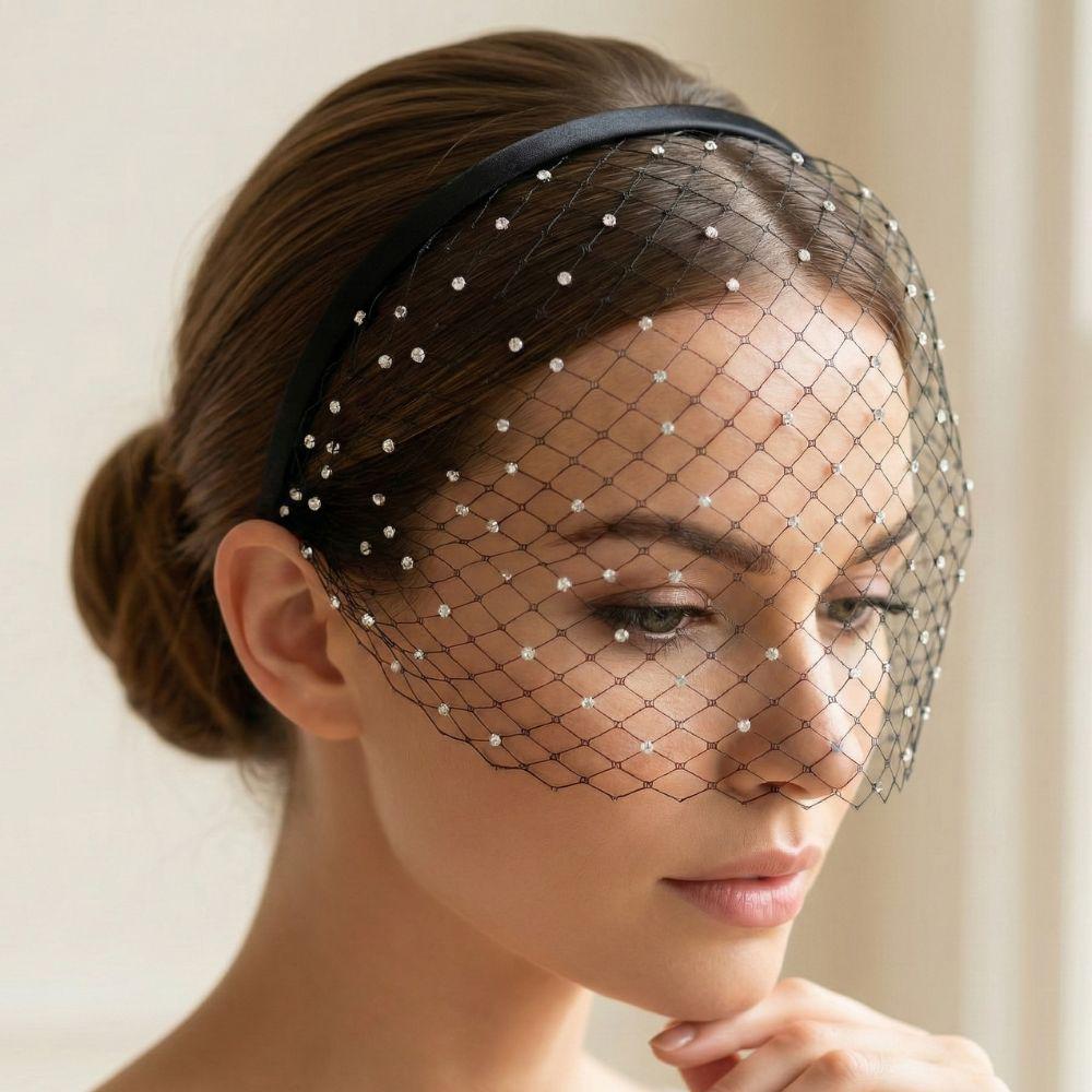 Black Pearl Fascinator - Etsy display picture 1