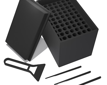 Bump Box - 77 Cone Packer & Filler - Pre-Rolled Cone Machine Stuffer - Compatible with 1 1/4 Inch Cones and King Size