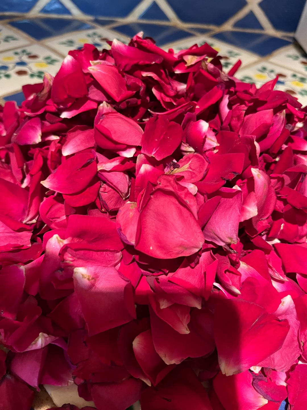Food Grade Dark Pink, Fragrant Rose Petals (1 Ounce Dried) - Etsy