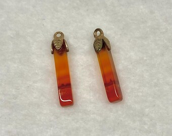 Pair of IDENTICAL AGATE Stones - Vintage