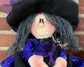 Hallie Ween door doll purple