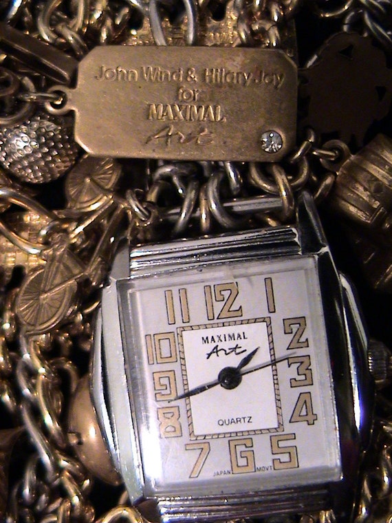 MAXIMAL ART John Wind and Hilary Jay Watch Charm BRACELET  display picture 3