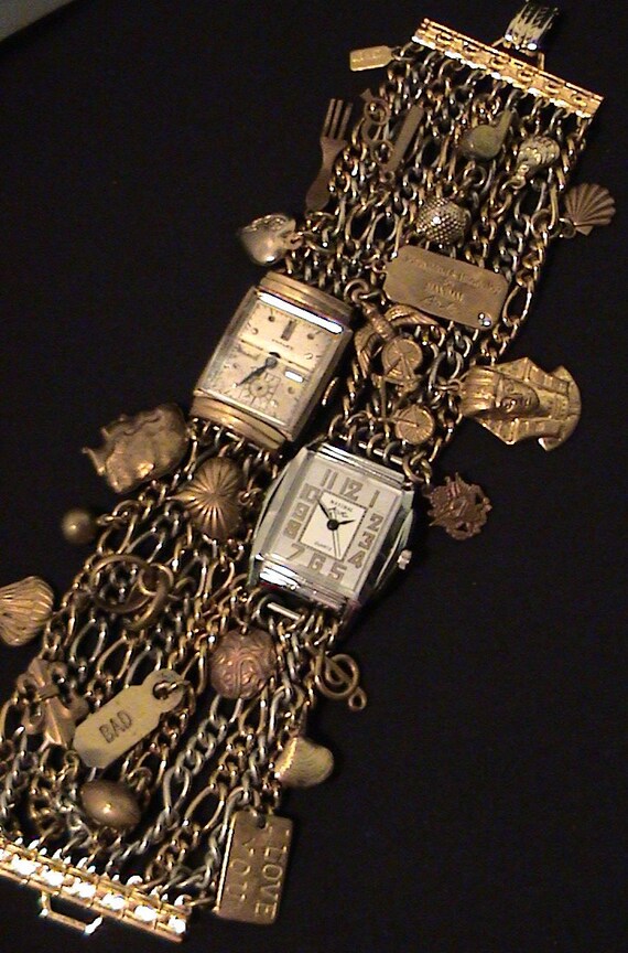 MAXIMAL ART John Wind and Hilary Jay Watch Charm BRACELET  display picture 2
