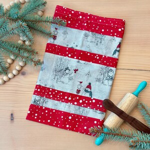 Vintage Snowman Half Apron