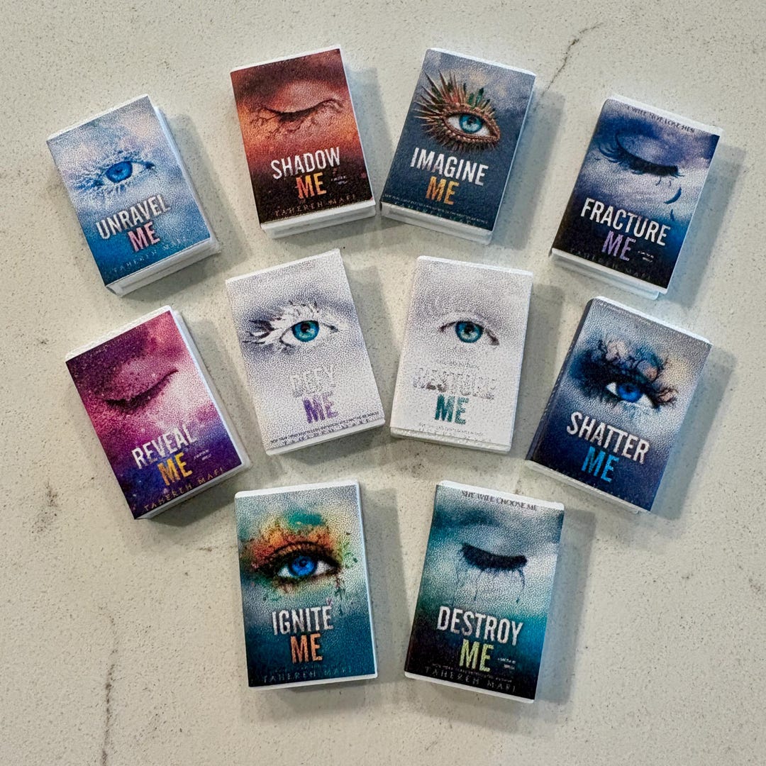Shatter Me Mini Book Series - Etsy UK