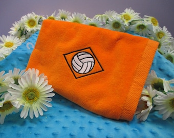 Sports Towel Personalized Diamond Volleyball-FREE SHIPPING