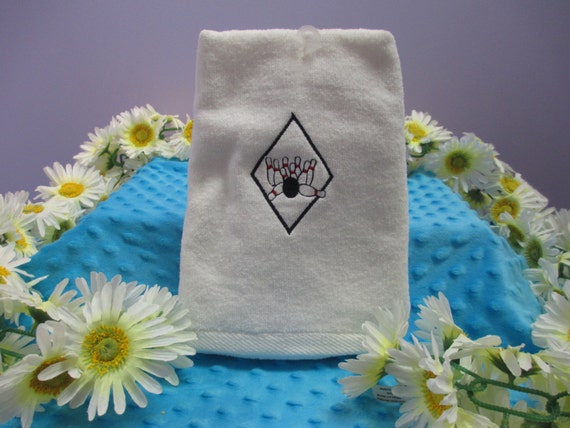 Sports Towel Personalized Diamond Bowling