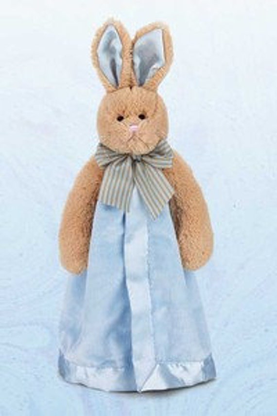 Snuggle Buddy Personalized Blue Bunny