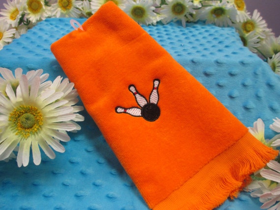 Fingertip Towel Personalized Bowling