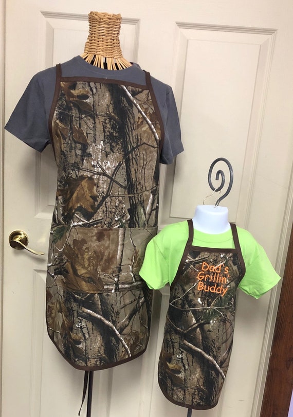 Personalized Apron Realtree Adult or Child Size FREE SHIPPING