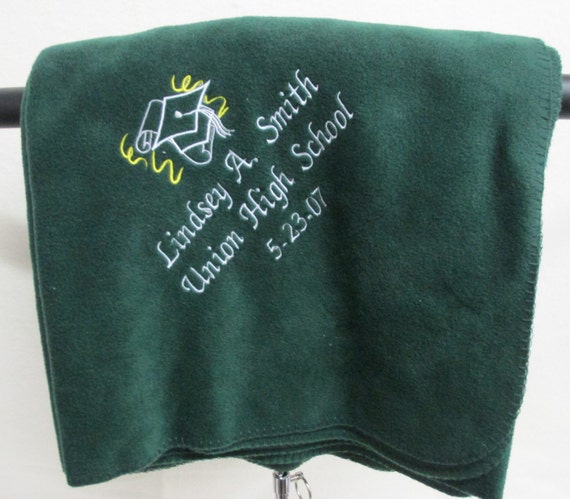 Fleece Blanket, Personalized, Graduation