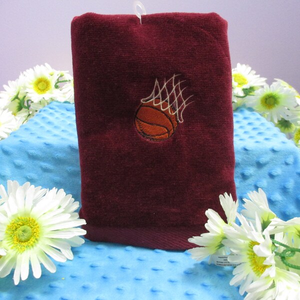 Basketball Towel Etsy