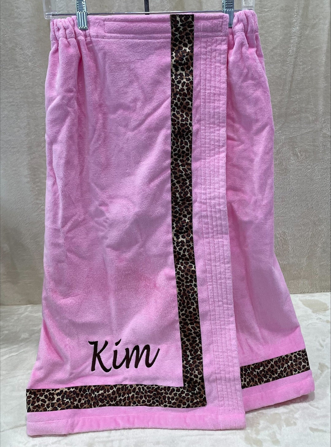 11 Color Options Spa or Bath Wrap Shower Wrap Personalized Etsy