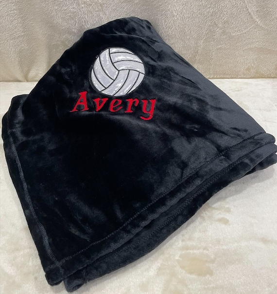 Custom Oversized 50" x 70" Blanket Microfiber Fleece Personalized Volleyball,FREE SHIPPING