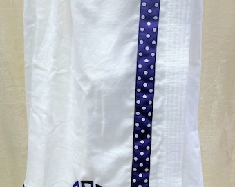 Spa or bath wrap, shower wrap, personalized, custom, bath towel, monogrammed, graduation, pool wrap, beach wrap, cover up, 6 color options.
