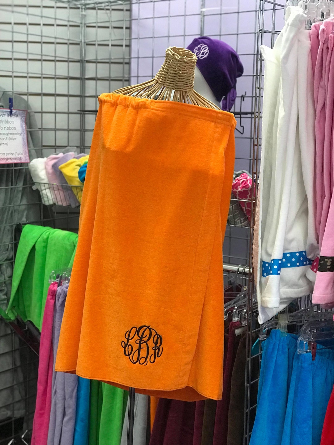 Spa Wrap, Bath Wrap, Shower Wrap, Coverup, Pool Towel, Towel Wrap