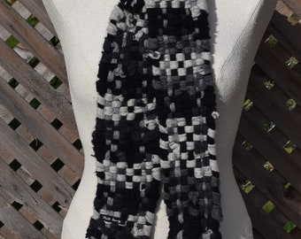 smoke - Cashmere Woven Scarf - by Felt Sassy