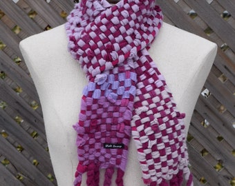 lavender - Cashmere Woven Scarf - by Felt Sassy