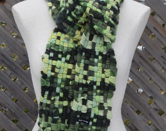 pine - Cashmere Woven Scarf - by Felt Sassy