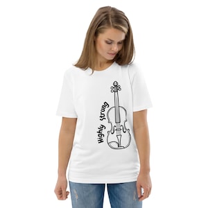 Highly Strung T-Shirt - Violin/Viola Graphic Tee, Music Lover Gift, String Instrument Apparel, Fun Music Shirt, Music Fashion, Music T-shirt