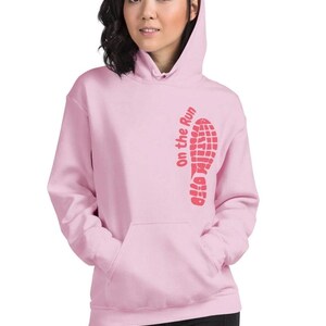 On the Run Hoodie, fitness clothing, graphic hoodie