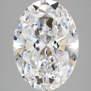 4 CT Oval Cut Lab Grown Diamond For Engagement Ring