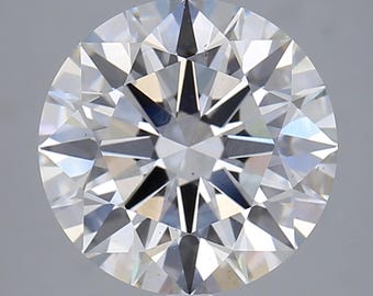 Diamante redondo cultivado en laboratorio de 4,66 quilates para anillo de compromiso