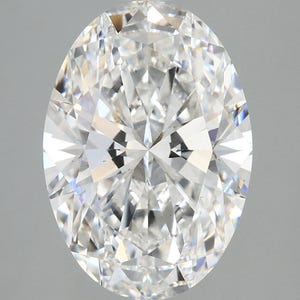 4 CT Oval Cut Lab Grown Diamond For Engagement Ring