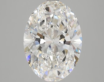 4.30 CT Oval Cut Lab Grown Diamond For Engagement Ring